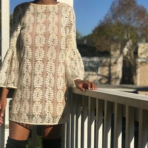 Michael Kors Crochet Mini Dress